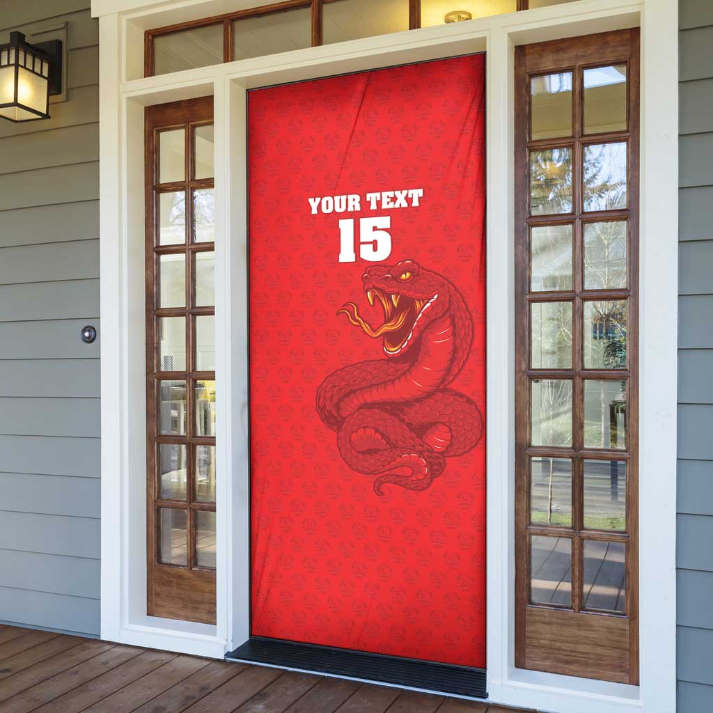 Custom Mozambique Football Door Cover Come On Os Mambas - Wonder Print Shop
