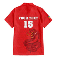 Custom Mozambique Football Family Matching Mermaid Dress and Hawaiian Shirt Come On Os Mambas - Wonder Print Shop