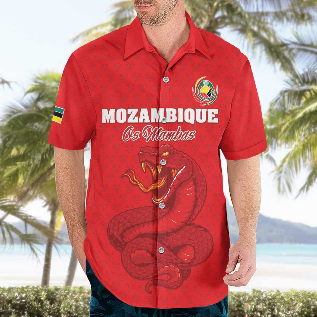 Custom Mozambique Football Hawaiian Shirt Come On Os Mambas - Wonder Print Shop