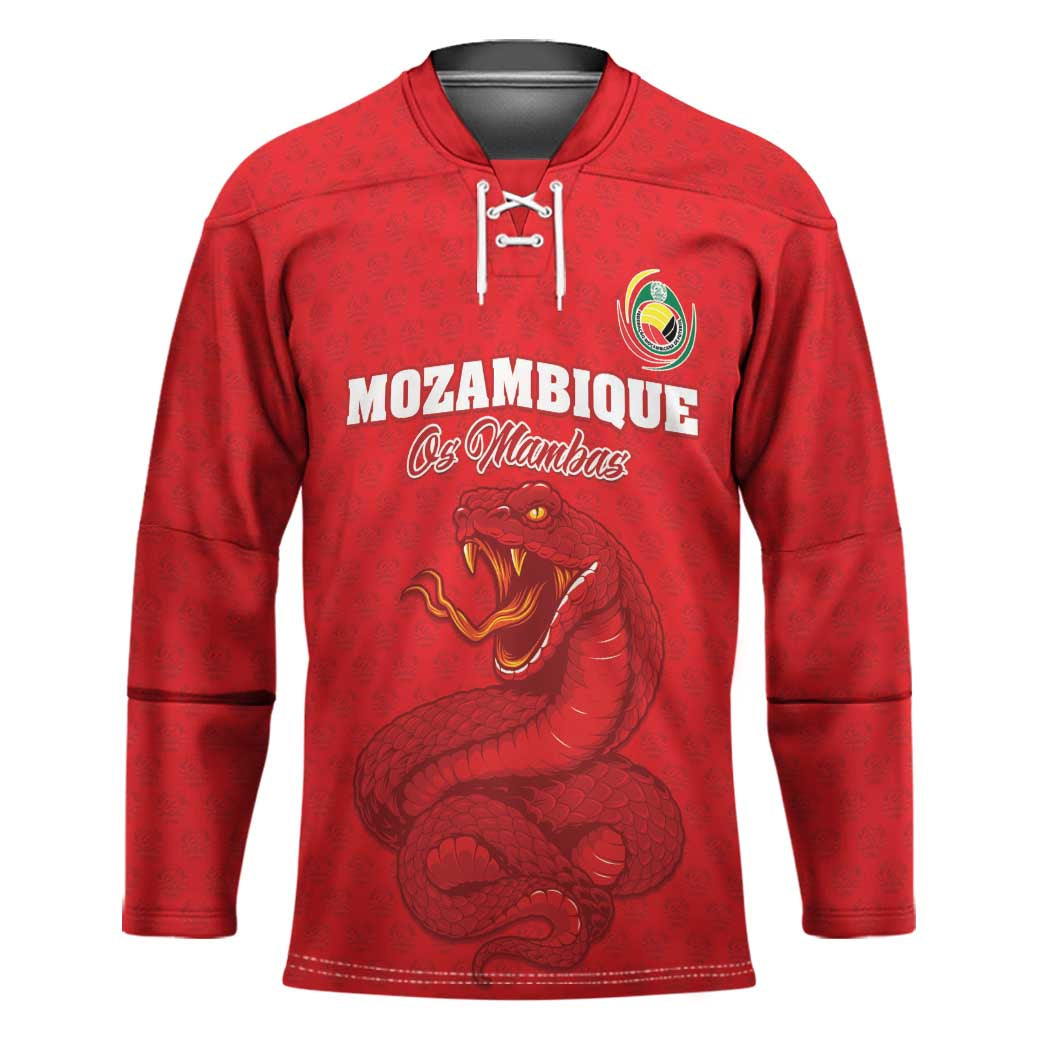 Custom Mozambique Football Hockey Jersey Come On Os Mambas - Wonder Print Shop