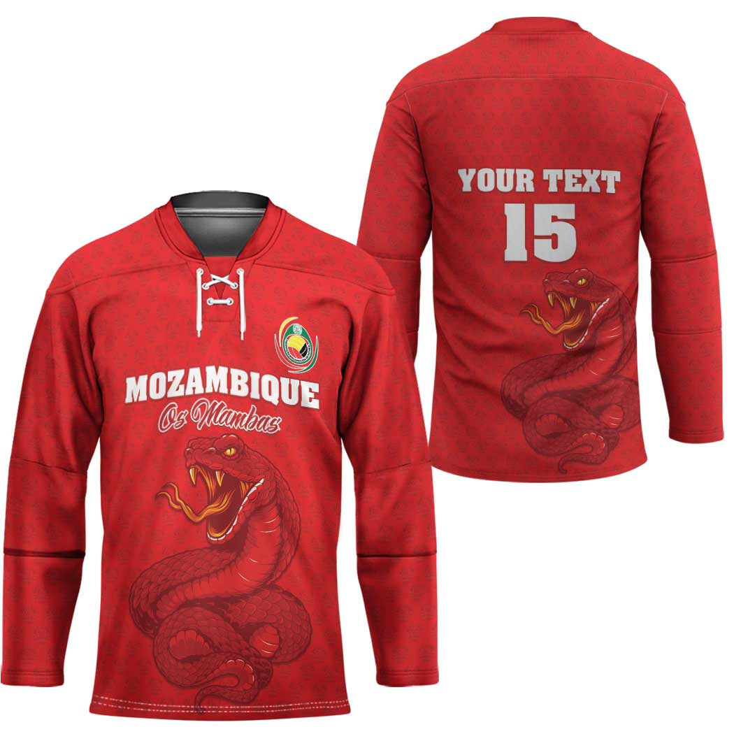 Custom Mozambique Football Hockey Jersey Come On Os Mambas - Wonder Print Shop