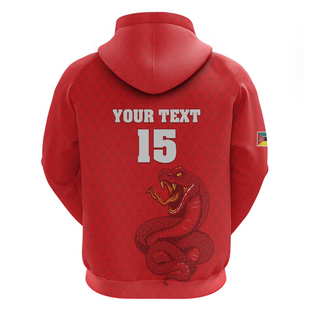 Custom Mozambique Football Hoodie Come On Os Mambas - Wonder Print Shop