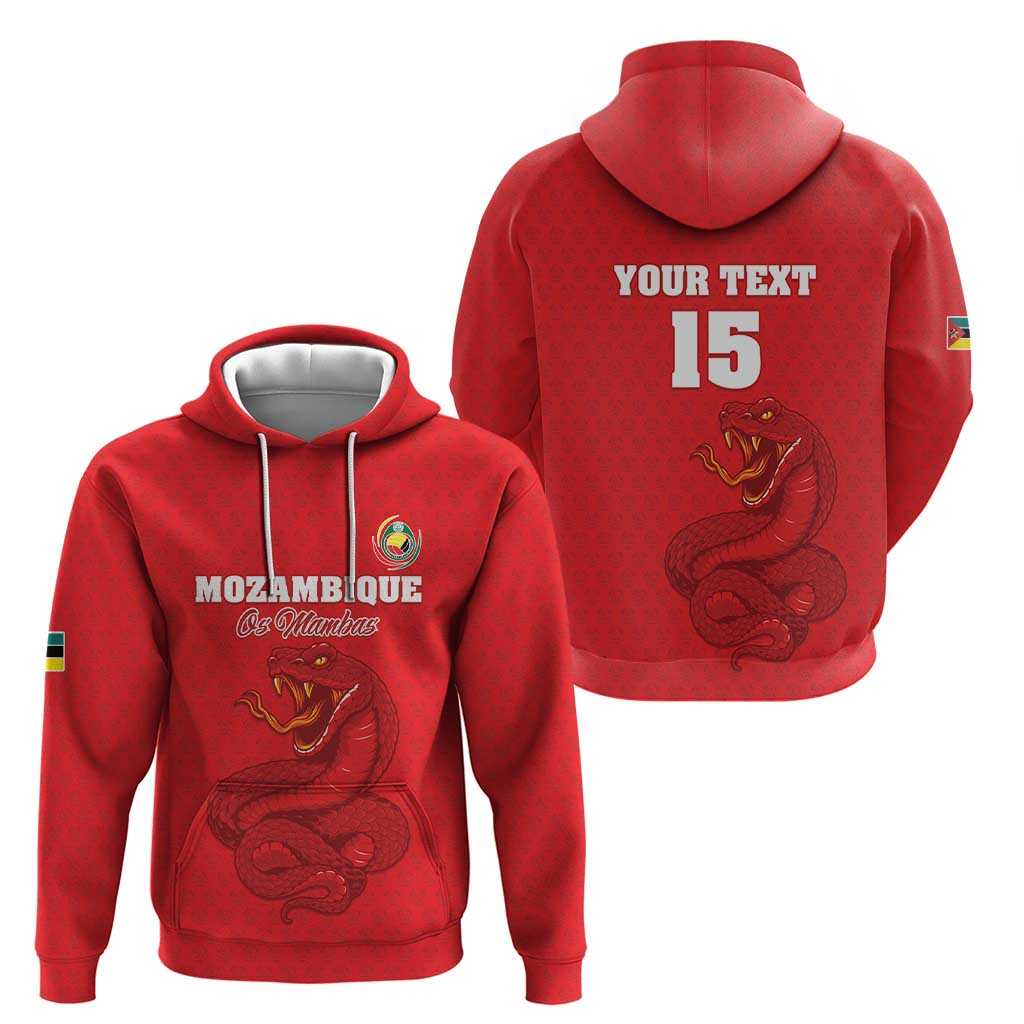 Custom Mozambique Football Hoodie Come On Os Mambas - Wonder Print Shop