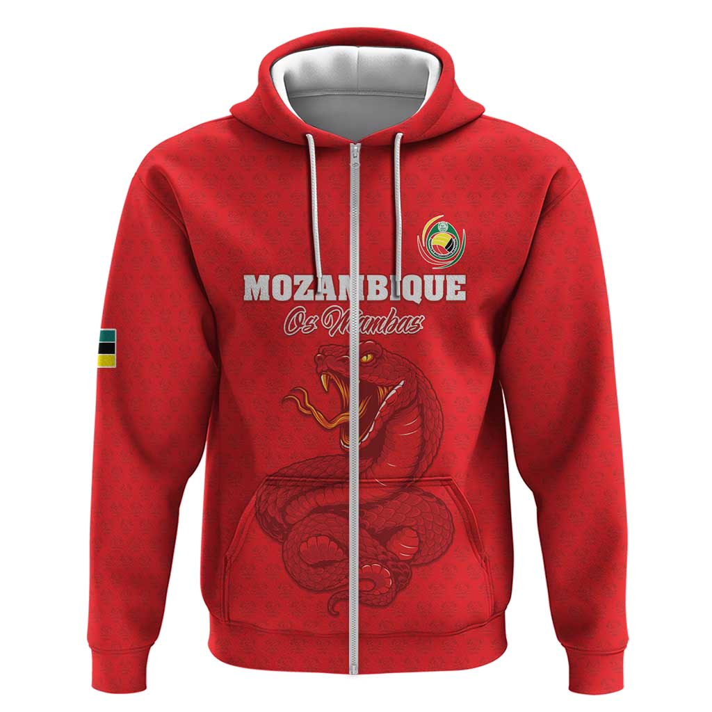 Custom Mozambique Football Hoodie Come On Os Mambas - Wonder Print Shop