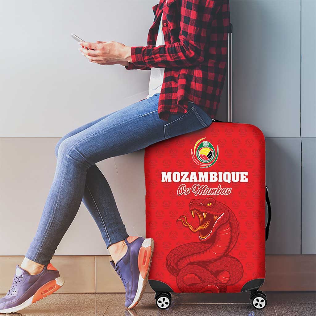 Mozambique Football Luggage Cover Come On Os Mambas - Wonder Print Shop