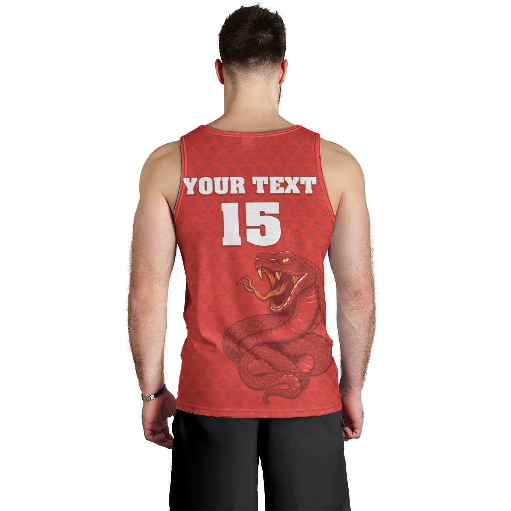Custom Mozambique Football Men Tank Top Come On Os Mambas - Wonder Print Shop