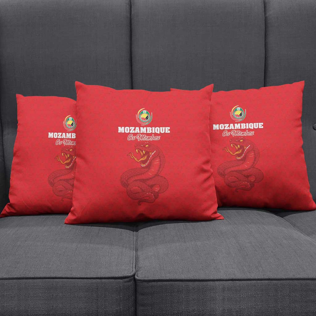 Mozambique Football Pillow Cover Come On Os Mambas - Wonder Print Shop