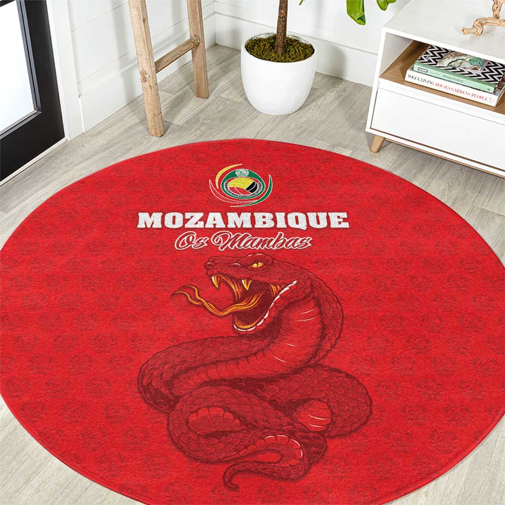 Mozambique Football Round Carpet Come On Os Mambas - Wonder Print Shop