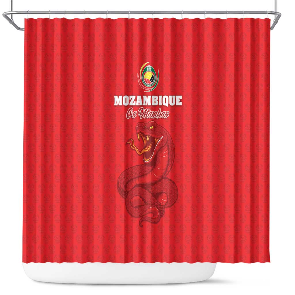 Mozambique Football Shower Curtain Come On Os Mambas - Wonder Print Shop