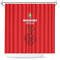 Mozambique Football Shower Curtain Come On Os Mambas - Wonder Print Shop
