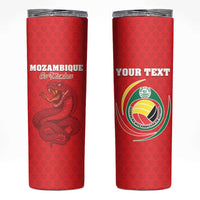 Custom Mozambique Football Skinny Tumbler Come On Os Mambas - Wonder Print Shop