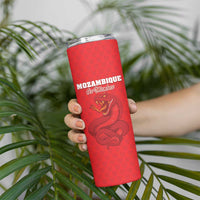 Custom Mozambique Football Skinny Tumbler Come On Os Mambas - Wonder Print Shop