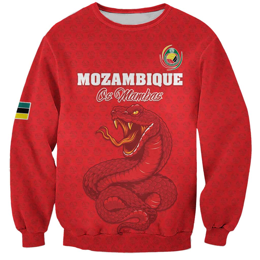 Custom Mozambique Football Sweatshirt Come On Os Mambas - Wonder Print Shop