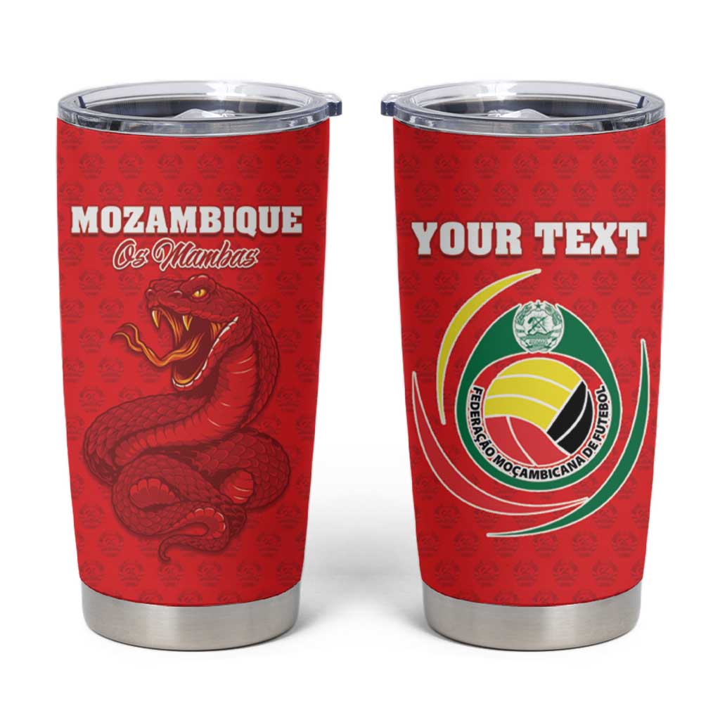 Custom Mozambique Football Tumbler Cup Come On Os Mambas - Wonder Print Shop