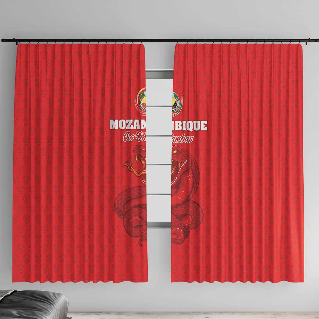 Mozambique Football Window Curtain Come On Os Mambas - Wonder Print Shop