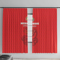 Mozambique Football Window Curtain Come On Os Mambas - Wonder Print Shop