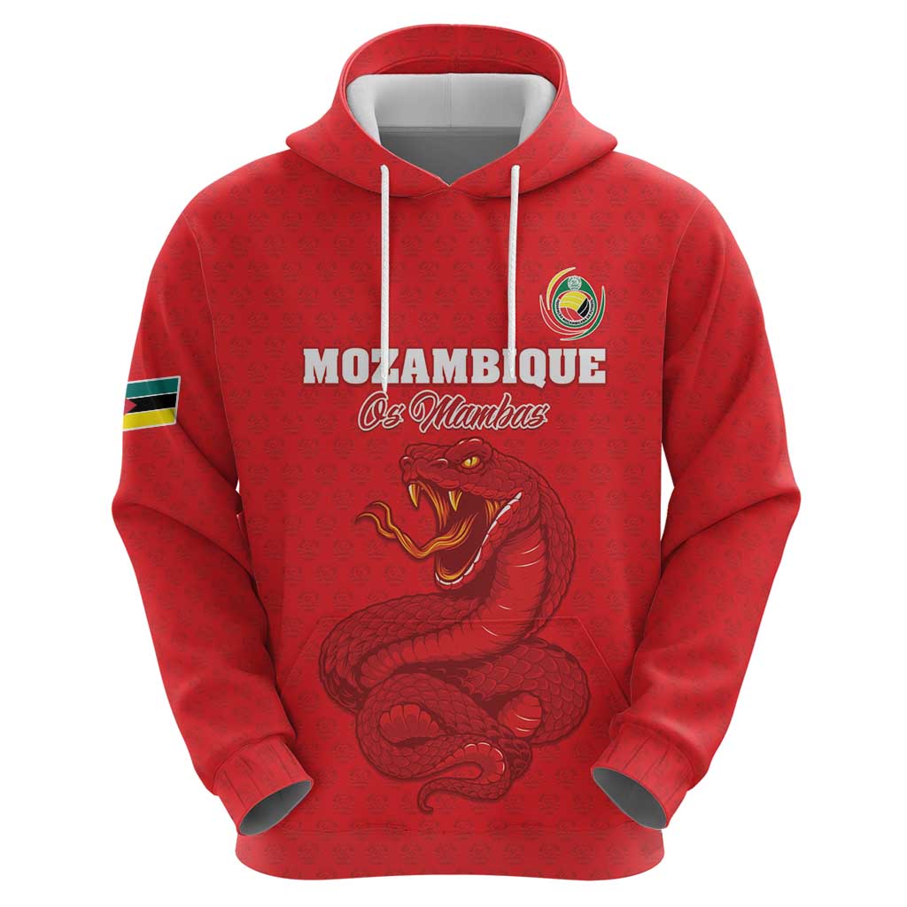 Custom Mozambique Football Zip Hoodie Come On Os Mambas - Wonder Print Shop