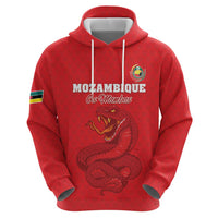 Custom Mozambique Football Zip Hoodie Come On Os Mambas - Wonder Print Shop