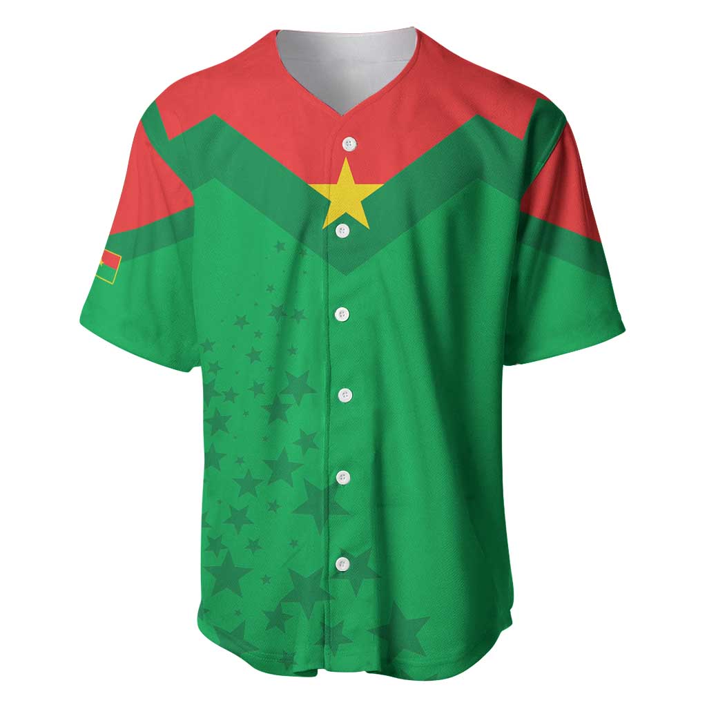 Custom Burkina Faso Football Baseball Jersey Go Champions Les Etalons - Wonder Print Shop