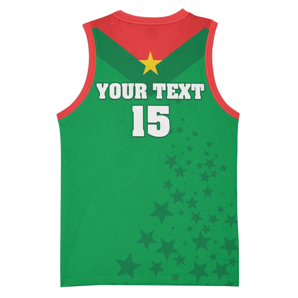 Custom Burkina Faso Football Basketball Jersey Go Champions Les Etalons - Wonder Print Shop