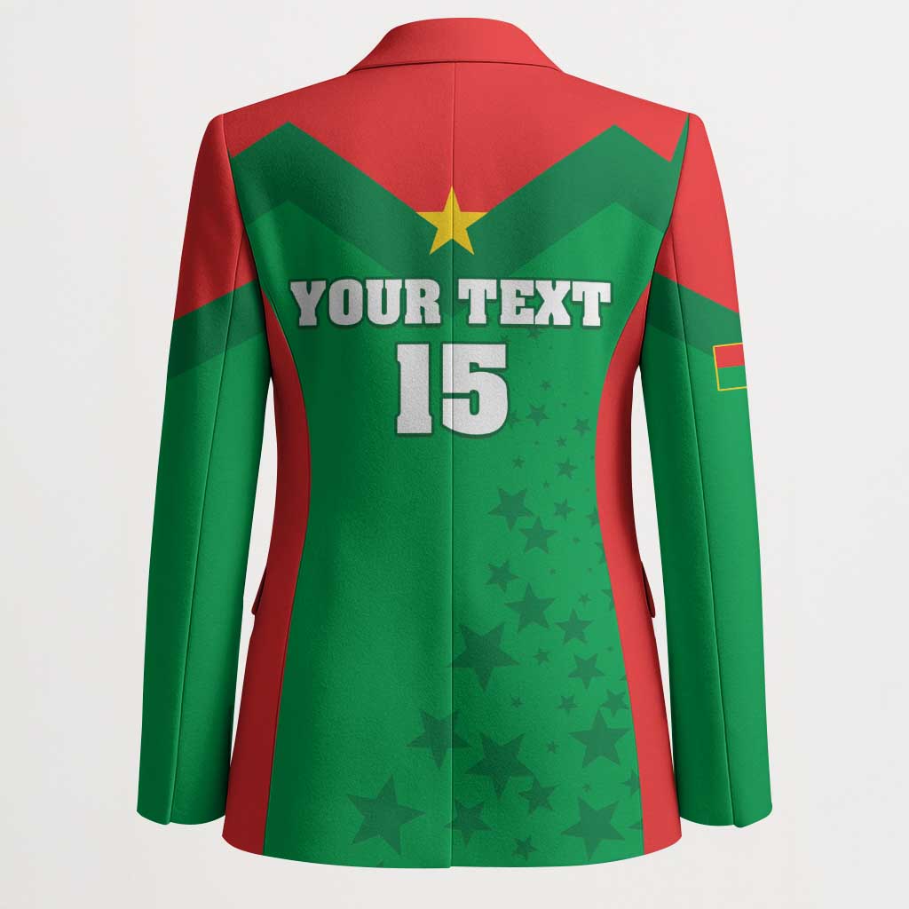 Custom Burkina Faso Football Blazer Go Champions Les Etalons - Wonder Print Shop