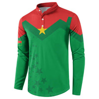 Custom Burkina Faso Football Button Sweatshirt Go Champions Les Etalons - Wonder Print Shop