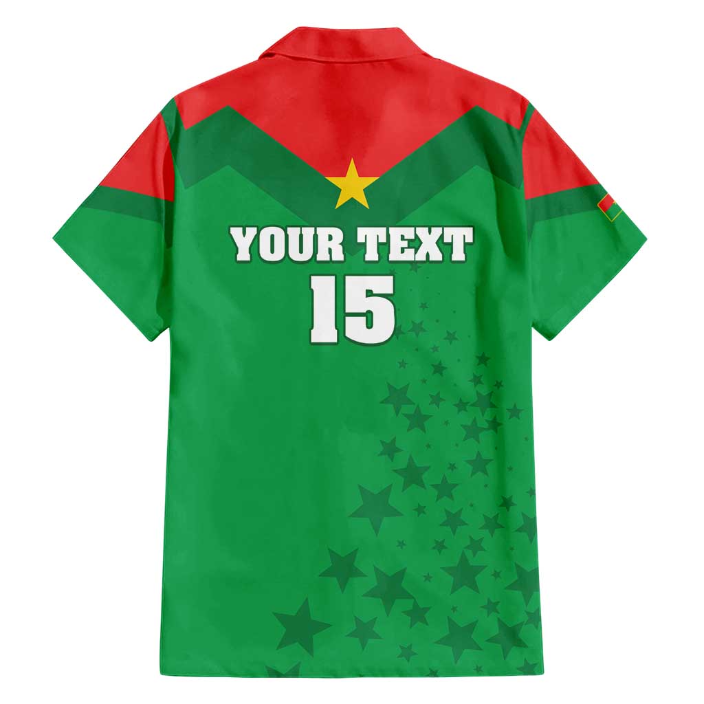 Custom Burkina Faso Football Hawaiian Shirt Go Champions Les Etalons - Wonder Print Shop