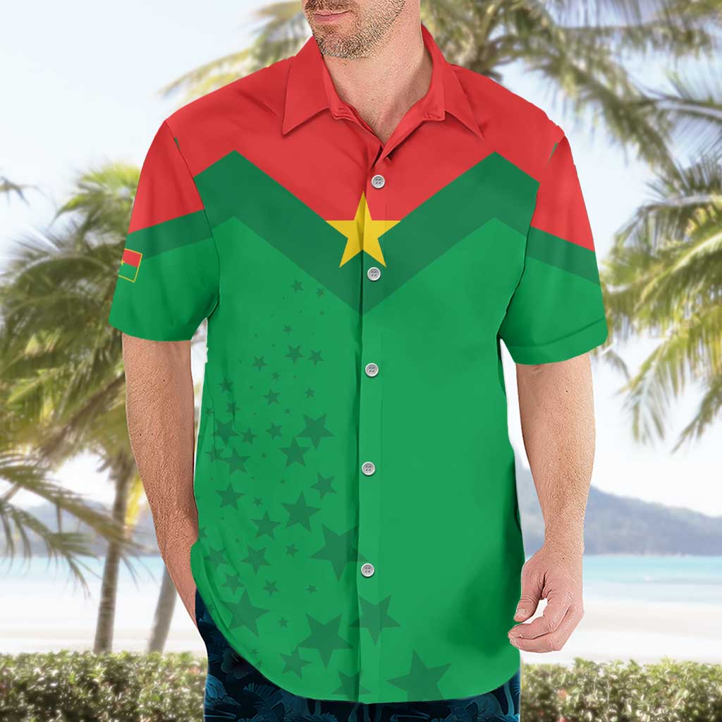 Custom Burkina Faso Football Hawaiian Shirt Go Champions Les Etalons - Wonder Print Shop