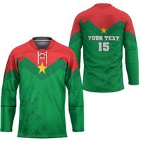 Custom Burkina Faso Football Hockey Jersey Go Champions Les Etalons - Wonder Print Shop
