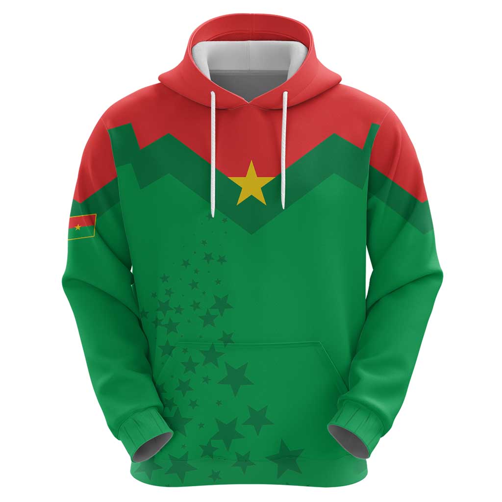 Custom Burkina Faso Football Hoodie Go Champions Les Etalons - Wonder Print Shop
