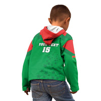 Custom Burkina Faso Football Kid Hoodie Go Champions Les Etalons - Wonder Print Shop