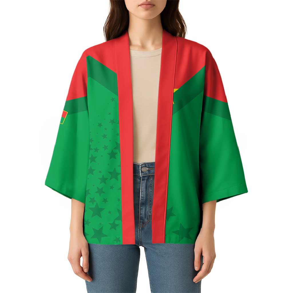 Custom Burkina Faso Football Kimono Go Champions Les Etalons - Wonder Print Shop