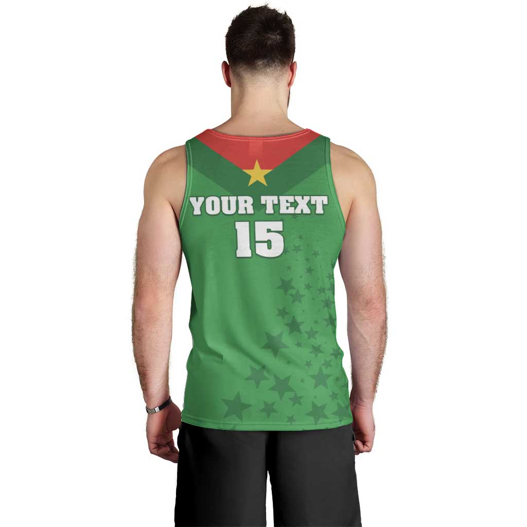 Custom Burkina Faso Football Men Tank Top Go Champions Les Etalons - Wonder Print Shop