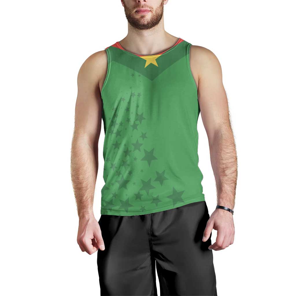 Custom Burkina Faso Football Men Tank Top Go Champions Les Etalons - Wonder Print Shop