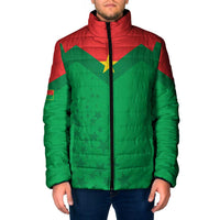 Custom Burkina Faso Football Padded Jacket Go Champions Les Etalons - Wonder Print Shop