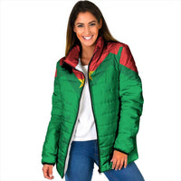 Custom Burkina Faso Football Padded Jacket Go Champions Les Etalons - Wonder Print Shop