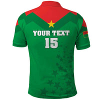 Custom Burkina Faso Football Polo Shirt Go Champions Les Etalons - Wonder Print Shop
