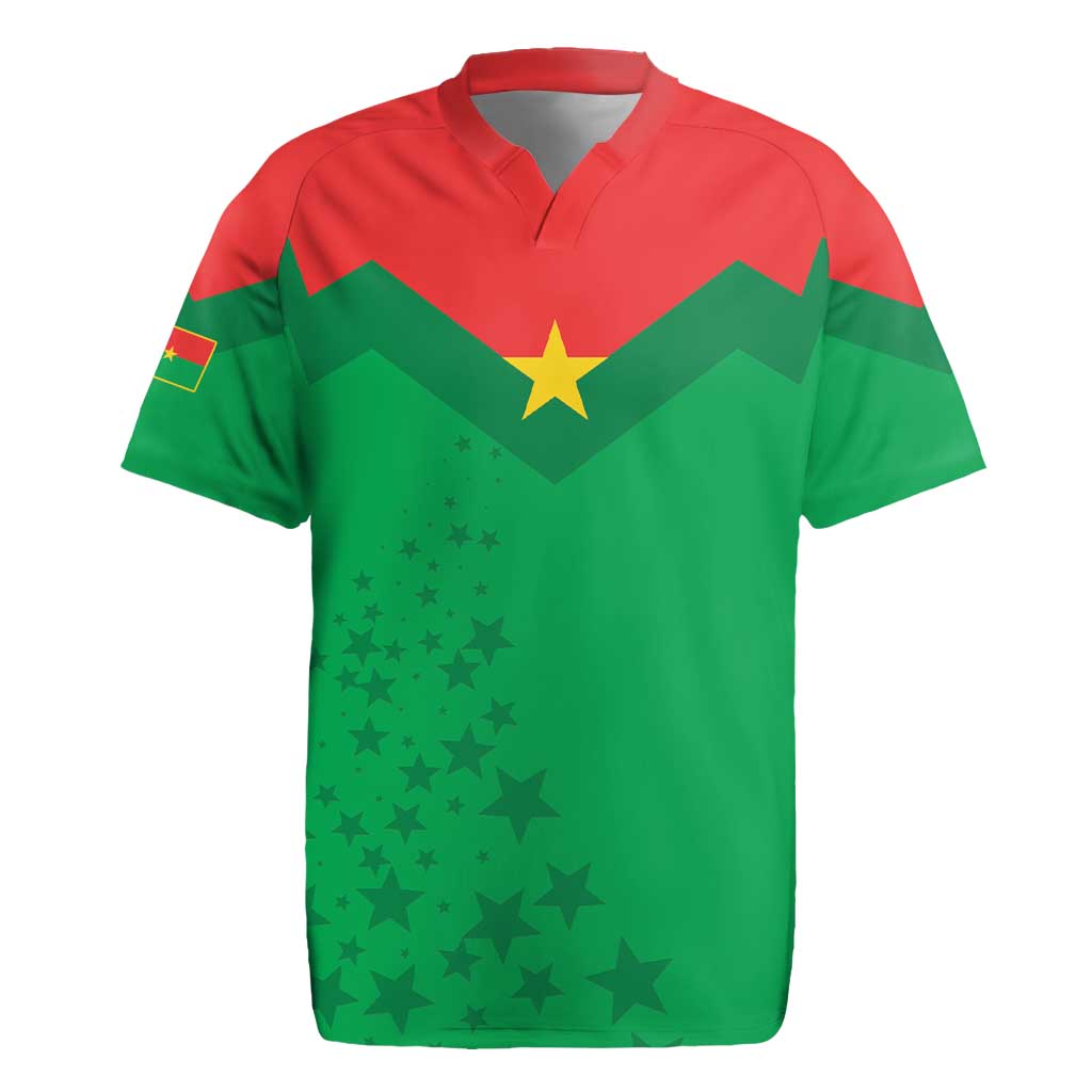 Custom Burkina Faso Football Rugby Jersey Go Champions Les Etalons - Wonder Print Shop