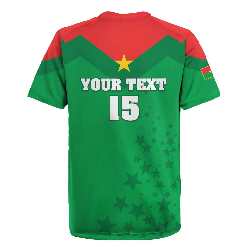 Custom Burkina Faso Football Rugby Jersey Go Champions Les Etalons - Wonder Print Shop