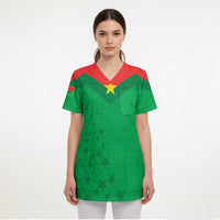 Custom Burkina Faso Football Scrub Top Go Champions Les Etalons - Wonder Print Shop