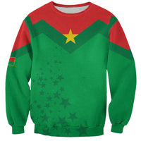 Custom Burkina Faso Football Sweatshirt Go Champions Les Etalons - Wonder Print Shop