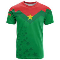 Custom Burkina Faso Football T Shirt Go Champions Les Etalons - Wonder Print Shop