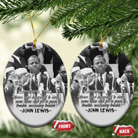 Civil Rights Leaders Good Trouble Spark Ceramic Ornament John Lewis - Wonder Print Shop