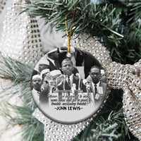 Civil Rights Leaders Good Trouble Spark Ceramic Ornament John Lewis - Wonder Print Shop