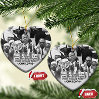 Civil Rights Leaders Good Trouble Spark Ceramic Ornament John Lewis - Wonder Print Shop