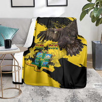 Ghana Eagle Blanket Coat Of Arms - Grunge Style