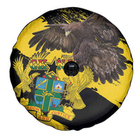 Ghana Eagle Spare Tire Cover Coat Of Arms - Grunge Style - Wonder Print Shop