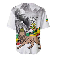 Adwa Victory Day Baseball Jersey Menelik II and Mount Soloda - Lion Of Judah