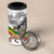 Adwa Victory Day 4 in 1 Can Cooler Tumbler Menelik II and Mount Soloda - Lion Of Judah LT15