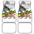 Adwa Victory Day Car Mats Menelik II and Mount Soloda - Lion Of Judah